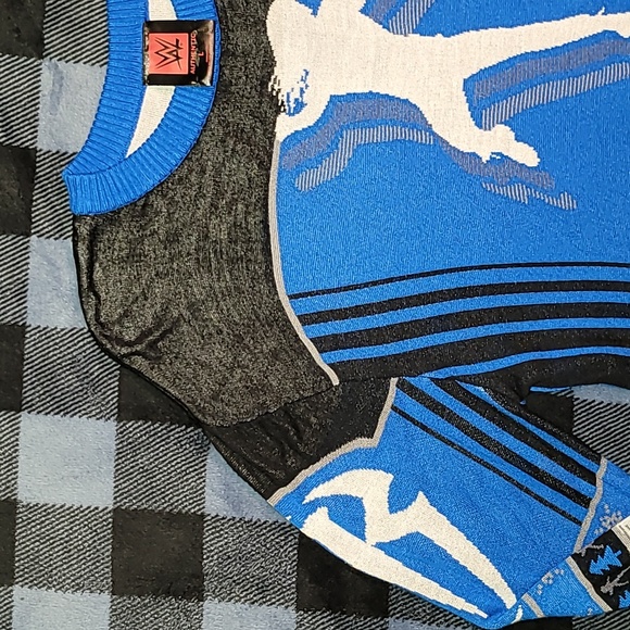 WWE. Roman Reigns. ITS MY YARD.  Holiday sweater. Men's size Large - Picture 5 of 13